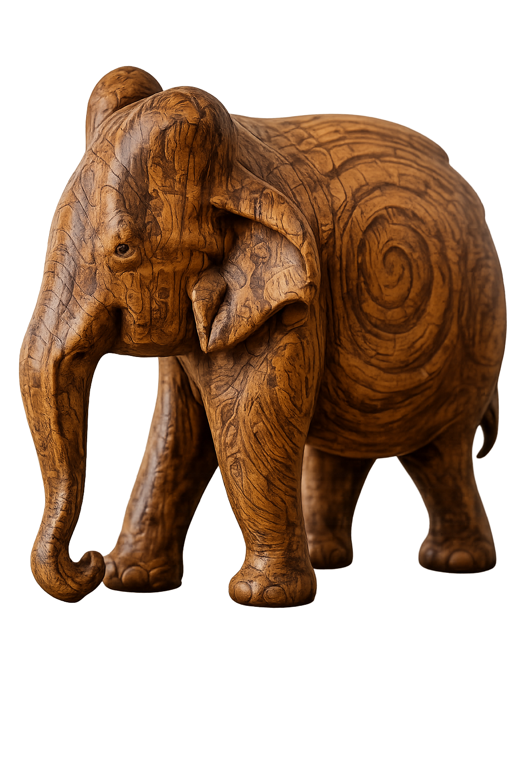 Holzelefant — Symbol für natürliche Gesundheit bei Frank Jenniges